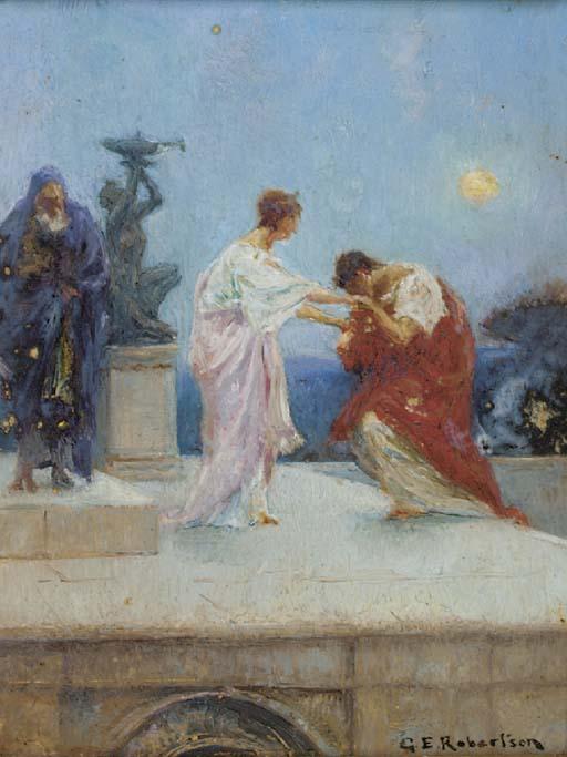 George Edward Robertson - A tryst at the altar; and Romeo and Juliet