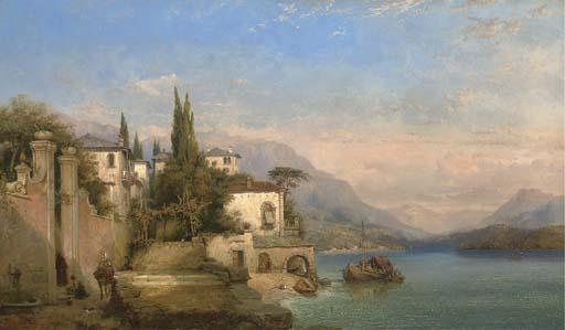 George Edwards Hering - Varenna, Lake Como