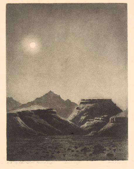 George Elbert Burr - Desert Night