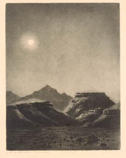 George Elbert Burr - Desert Night