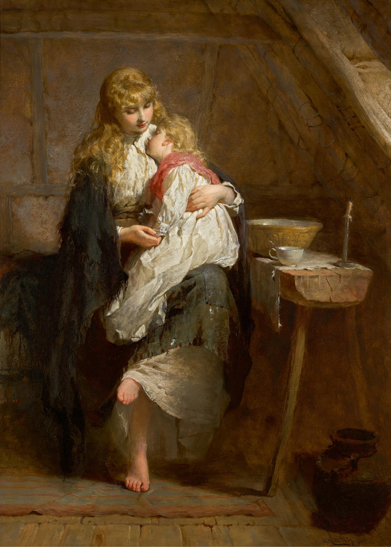 George Elgar Hicks, R.B.A. - Orphans
