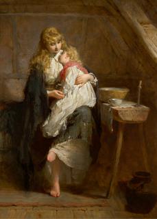 George Elgar Hicks, R.B.A. - Orphans