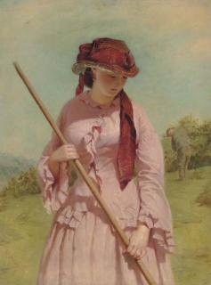 George Elgar Hicks - The Farmer\'s Daughter