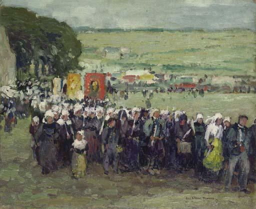 George Elmer Browne - Le Pardon de Saint Anne de Palou