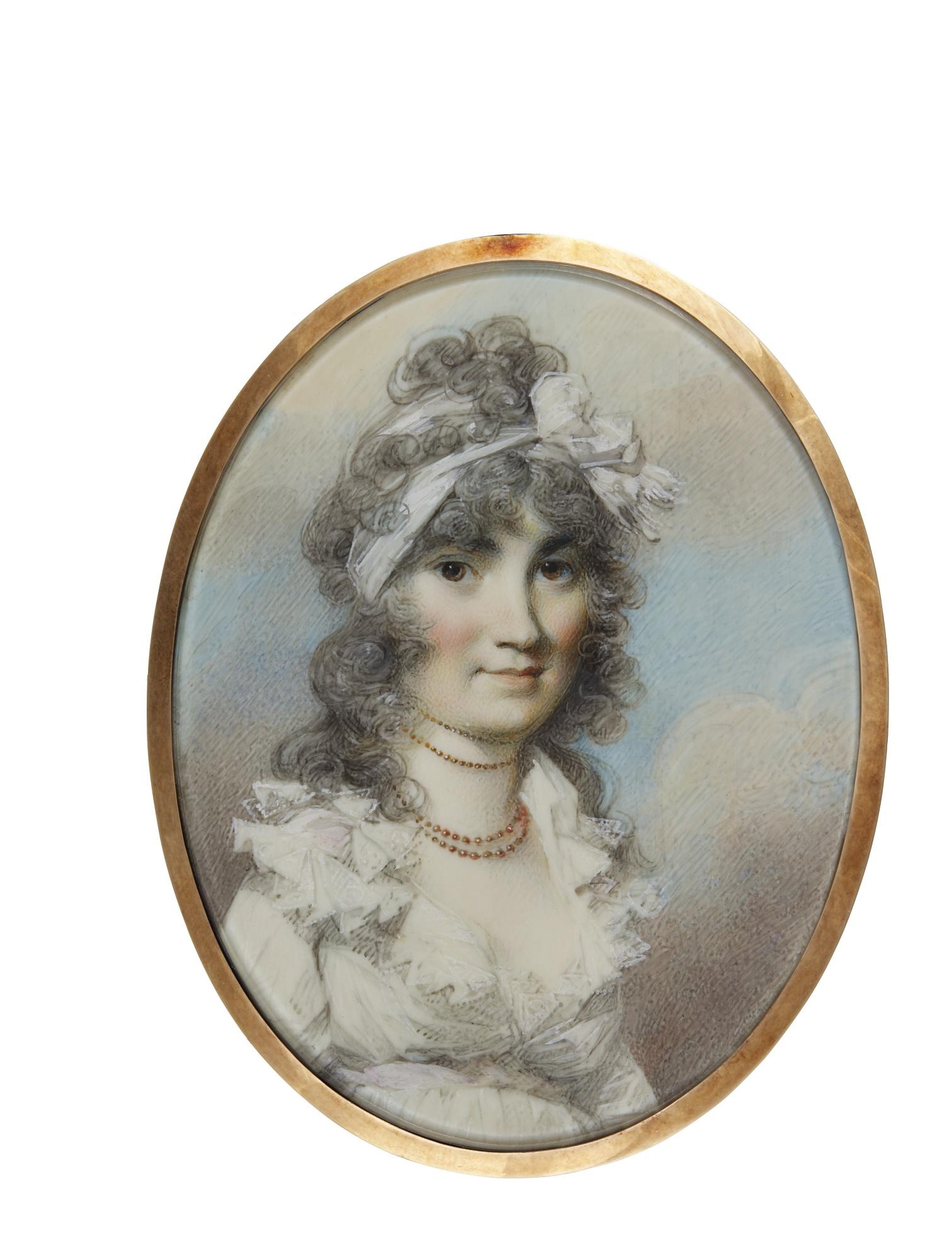 George Engleheart - Portrait Of A Lady, Circa 1795