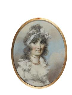 George Engleheart - Portrait Of A Lady, Circa 1795