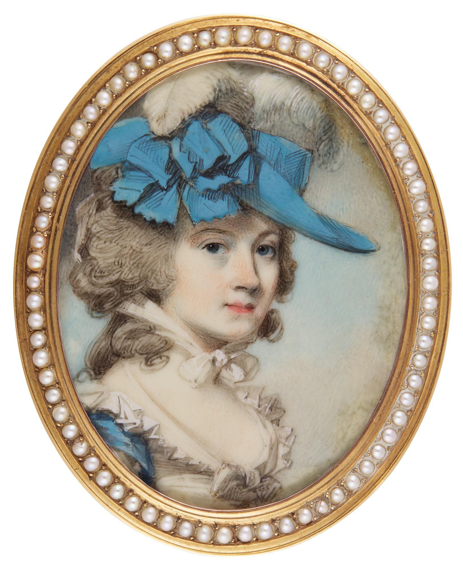 George Engleheart - Portrait Of A Lady, Traditionally Identified As Elizabeth Farren, Later Countess Of Derby, Circa 1790