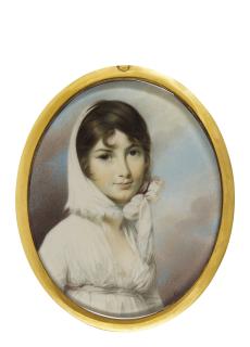 George Engleheart - Portrait Of A Lady, Traditionally Identified As Lady \'Pamela\' Fitzgerald (1773-1831), Circa 1800