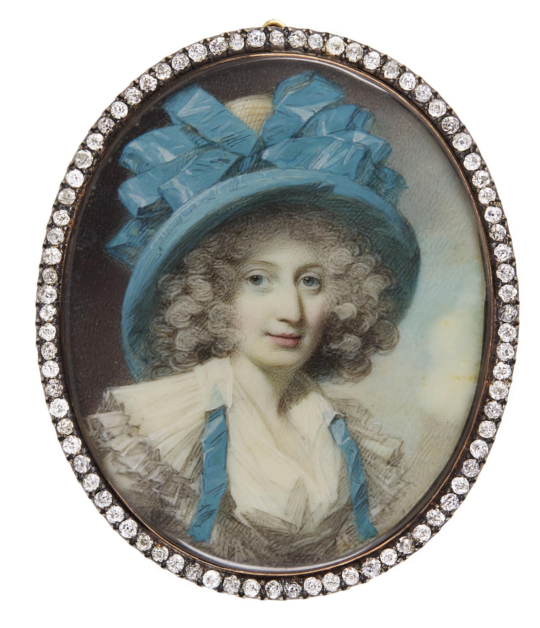 George Engleheart - Portrait Of A Lady, Traditionally Identified As Miss Bedingfield, Circa 1782
