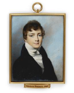 George Engleheart - Portrait Of George Forbes (1790-1857)