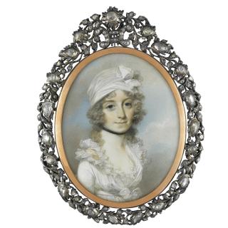 George Engleheart - Portrait Of Lady