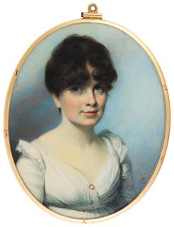 George Engleheart - Portrait Of Mrs Claxton, 1802 Or 1805