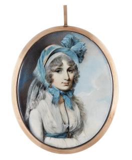 George Engleheart - Portrait Of Mrs Foote, 1799