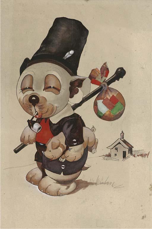 George Ernest Studdy - Bonzo, The Traveller