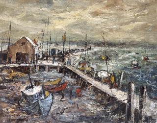 George Feather Lawrence - Southerly Buster Botany Bay, New South Wales