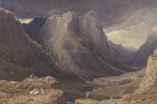 George Fennel Robson, P.O.W.S. - The pass of Glencoe, Scotland