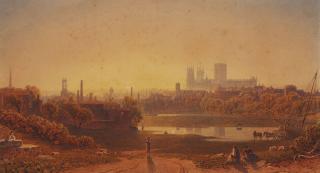 George Fennel Robson P.O.W.S. - York Minster From The South East