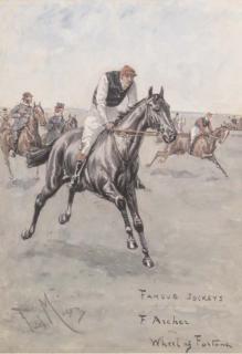 George Finch Mason - Fred Archer On Wheel of Fortune; Tom French On King Craft; And Maidment On Cremorne