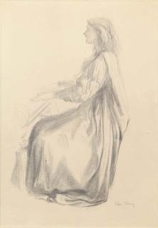 George Frederic Watts, O.M., R.A. - Ellen Terry at the piano