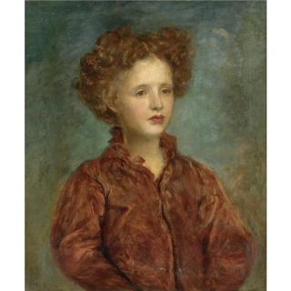 George Frederic Watts, O.M., R.A. - Portrait Of A Young Titled Girl