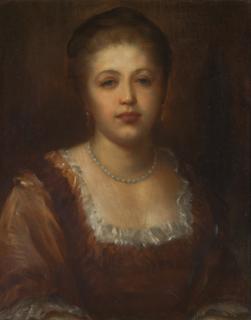 George Frederic Watts, O.M., R.A. - Portrait Of Miss Hannah Rothschild