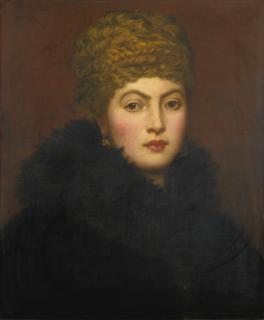 George Frederic Watts, O.M., R.A. - Portrait Of Mrs Fitzmaurice