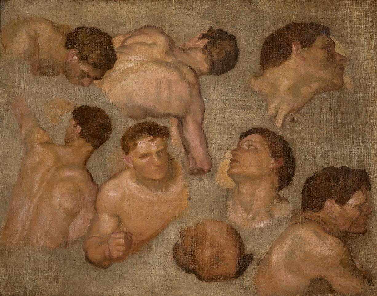 George Frederic Watts, O.M., R.A. - Studies For Alfred Inciting The Saxons To Prevent The Landing Of The Danes