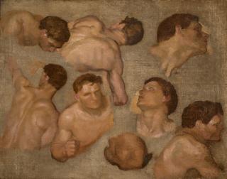 George Frederic Watts, O.M., R.A. - Studies For Alfred Inciting The Saxons To Prevent The Landing Of The Danes