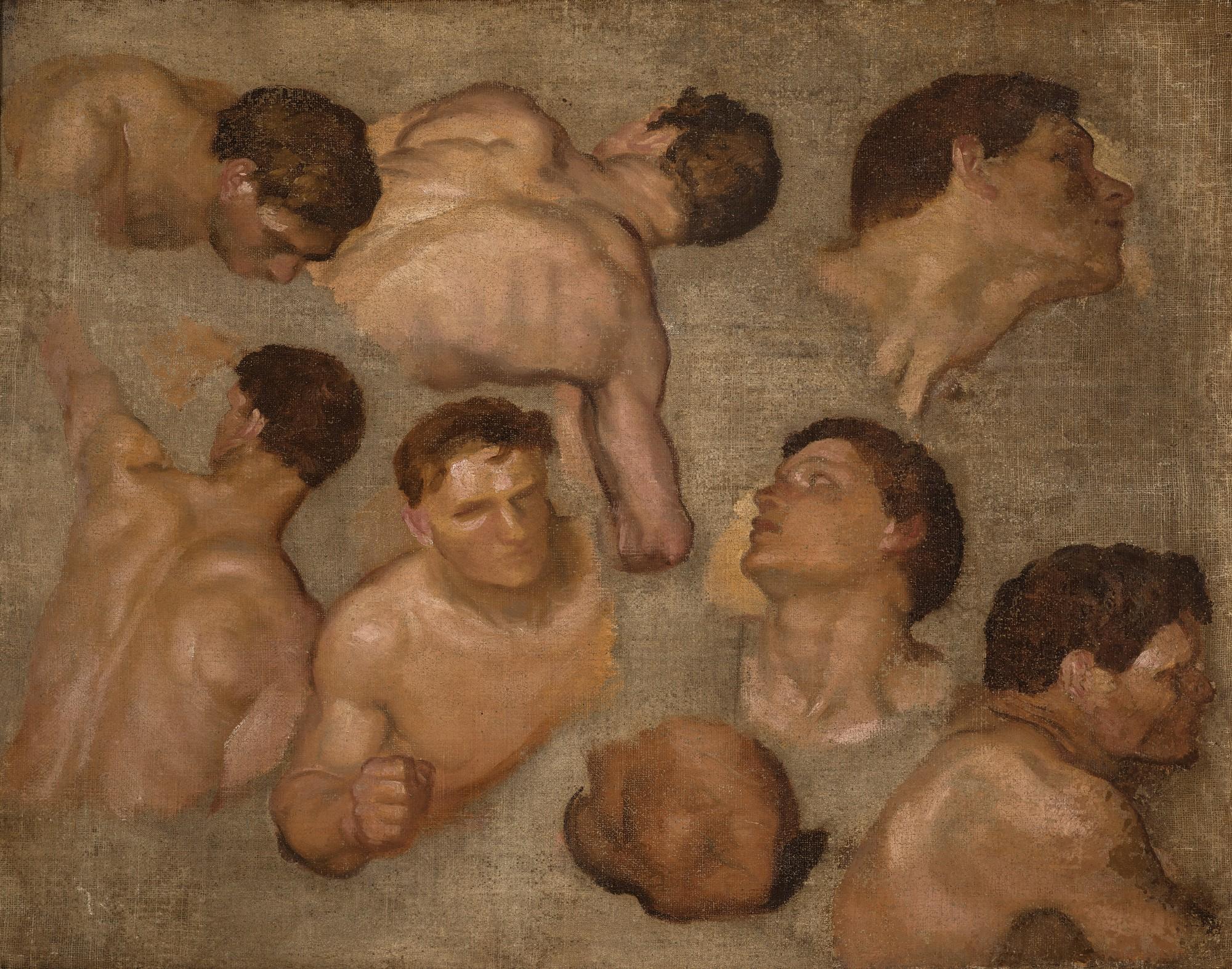 George Frederic Watts, O.M., R.A. - Studies For Alfred Inciting The Saxons To Prevent The Landing Of The Danes