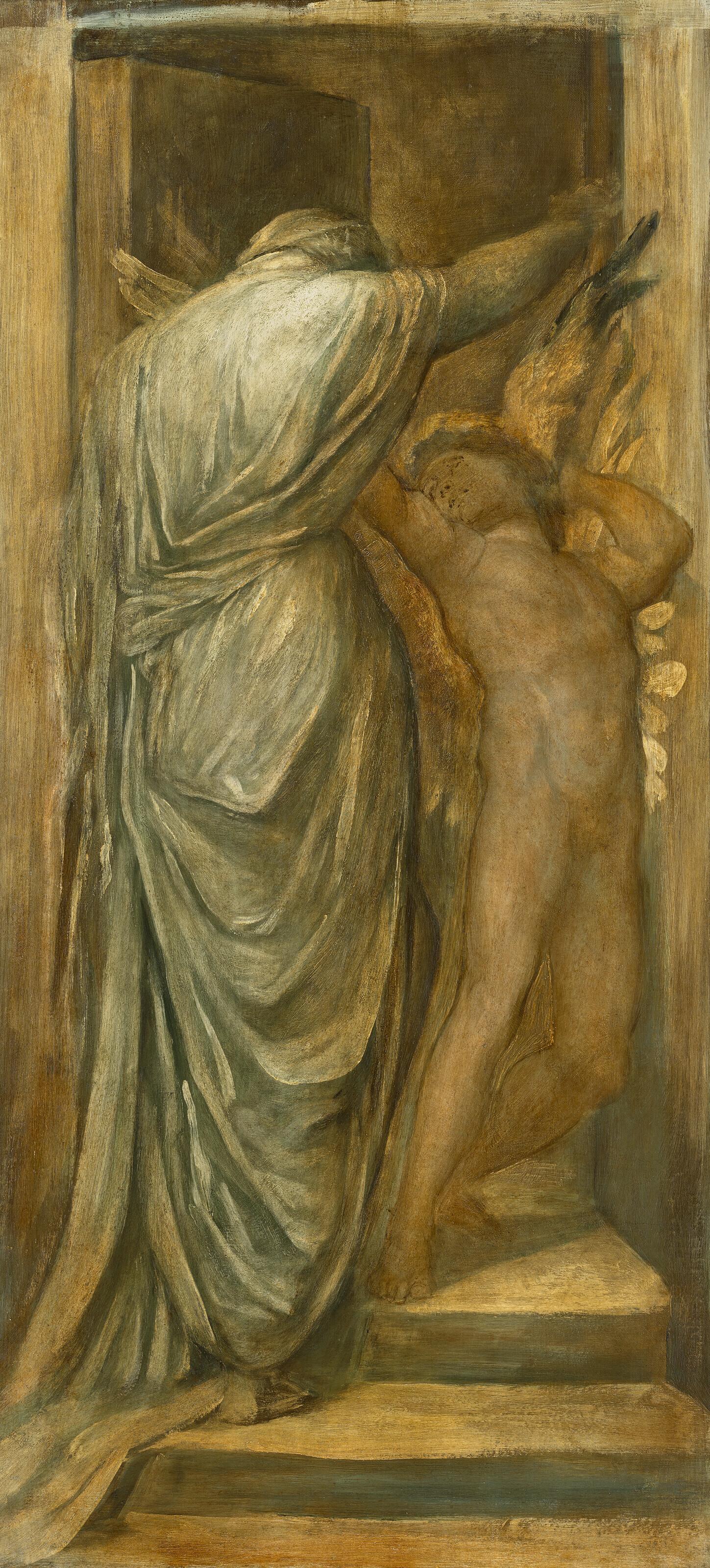 George Frederic Watts, O.M., R.A. - Study for \'Love and Death\'