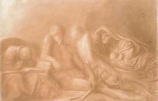 George Frederic Watts, R.A. - The people that walked in darkness have seen a great light