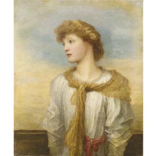 George Frederick Watts - Portrait Of Miss Lilian Macintosh