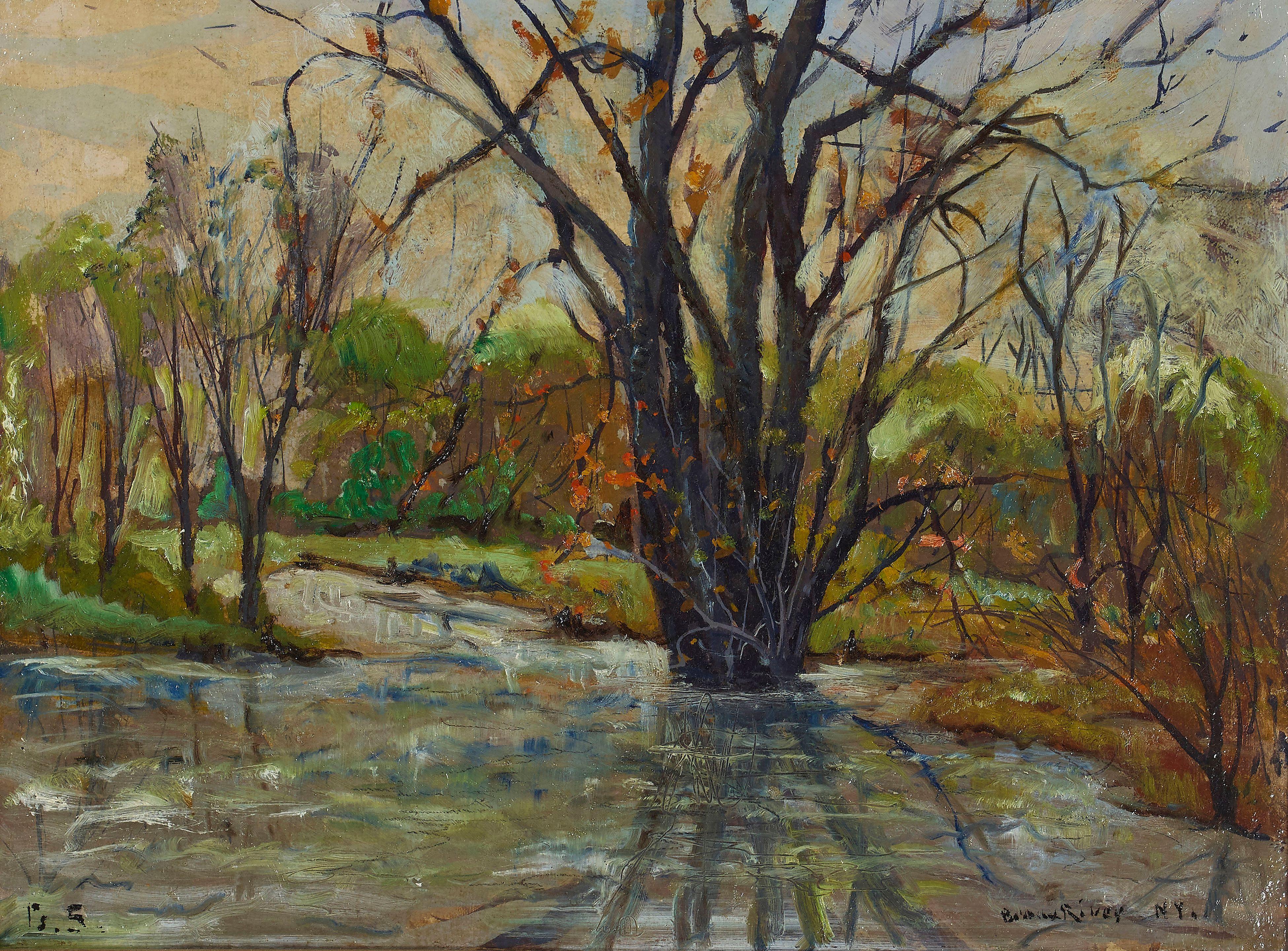 George Gardner Symons - A View of the Bronx River (New York)