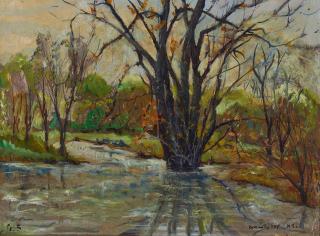 George Gardner Symons - A View of the Bronx River (New York)