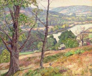 George Gardner Symons - Hill Top View of the River