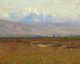 George Gardner Symons - San Gabriel Valley 24 x 30 in. framed 34 1/2 x 40 1/2 in.