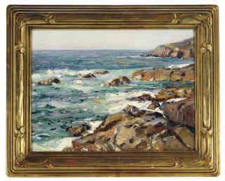George Gardner Symons - Sea and Rocks