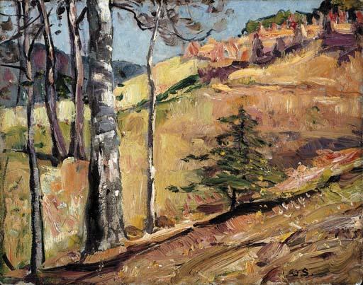 George Gardner Symons - Spring Hillside