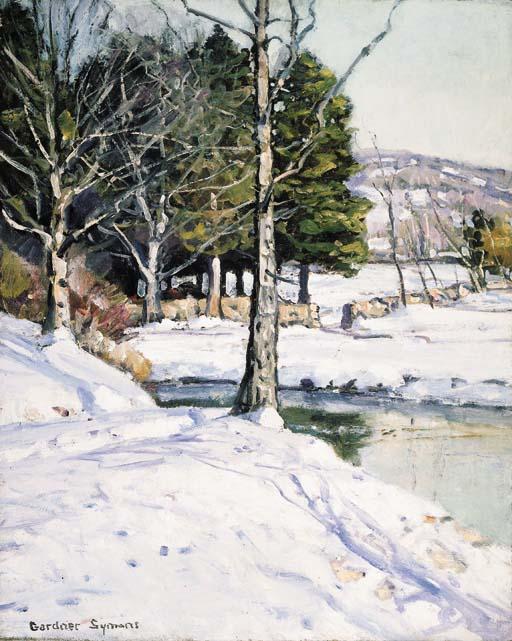 George Gardner Symons - The Old Stone Wall