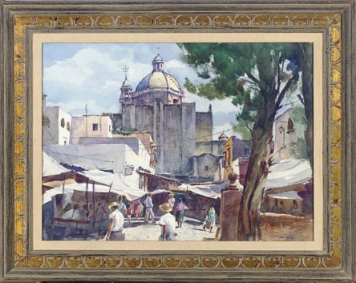 George Gibson - Behind the Cathedral (San Miguel de Allende)