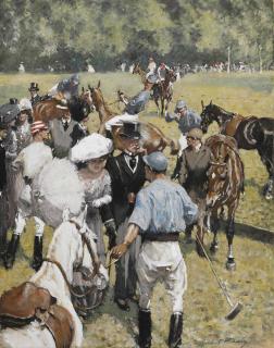 George Gilbert Holiday - A Polo Match