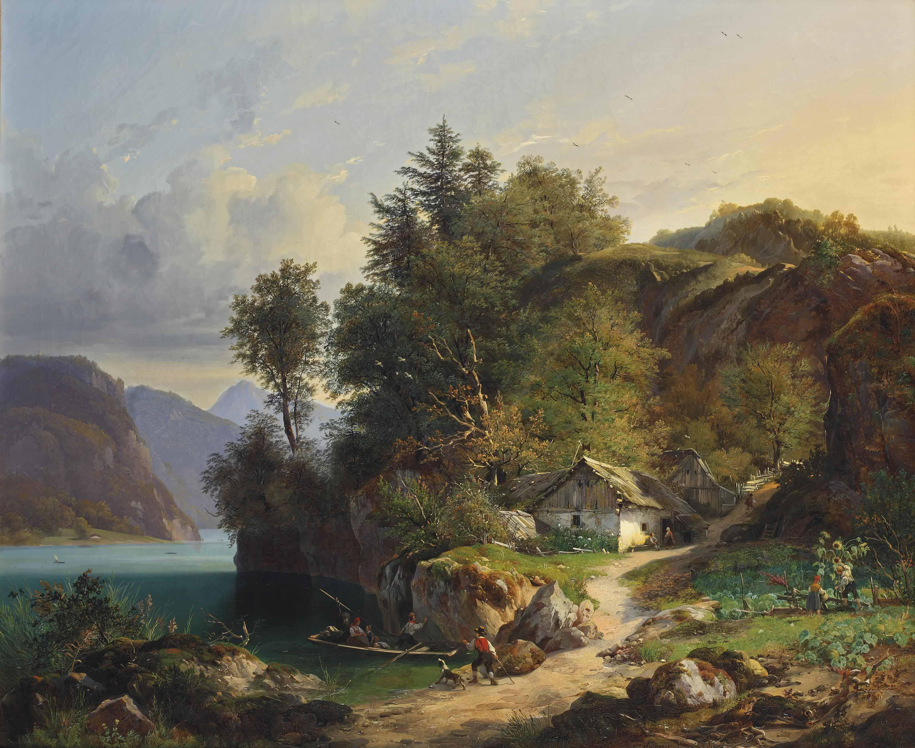 George Gillis Haanen - An Austrian landscape