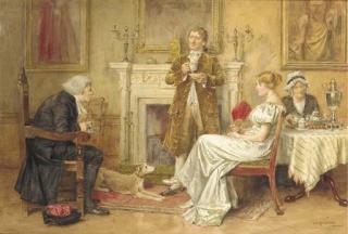George Goodwin Kilburne, Jun. - Tea Time
