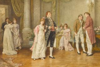 George Goodwin Kilburne, RI, RBA - Her first ball