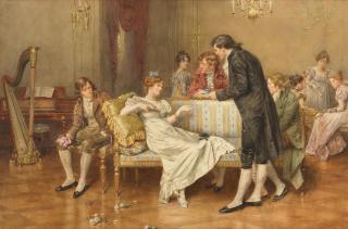 George Goodwin Kilburne, RI, RBA - The rivals