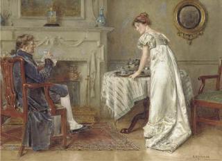 George Goodwin Kilburne - Elegant Company