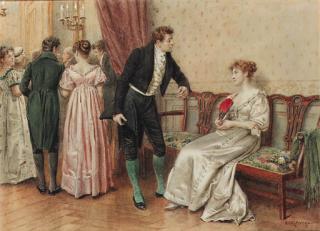 George Goodwin Kilburne - \'May I have the pleasure ?\'