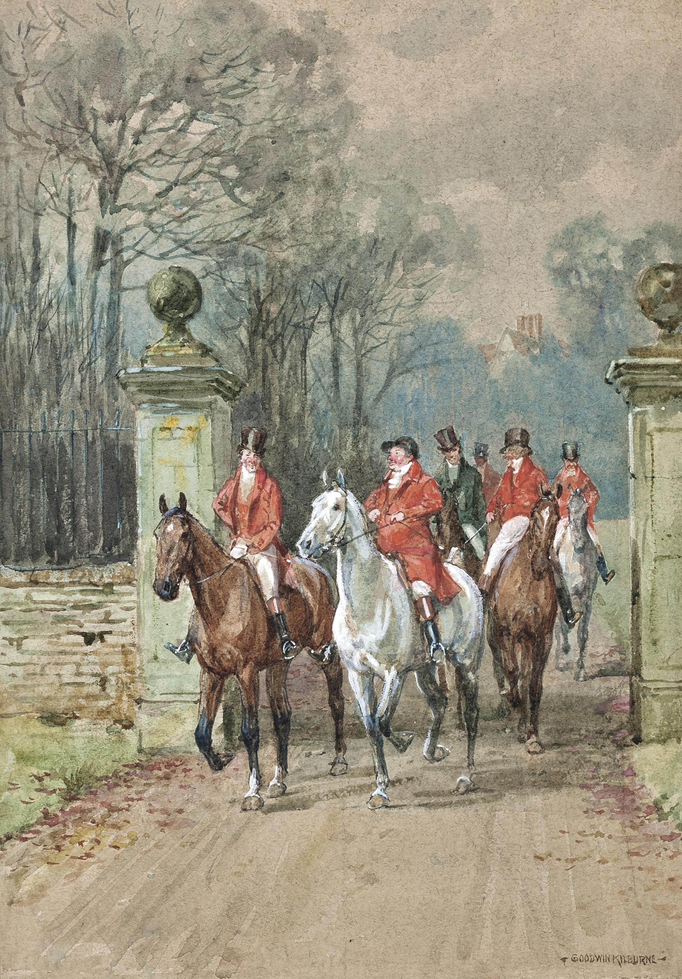 George Goodwin Kilburne - Setting Off