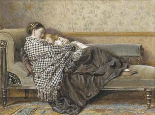 George Goodwin Kilburne - The afternoon rest