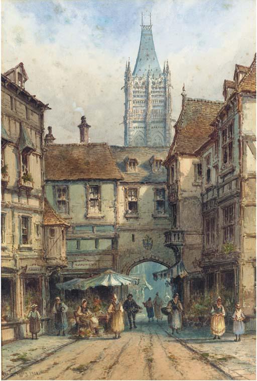 George Gregory - Market Day, Northern France